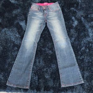 Vintage women jeans with very tiny gems